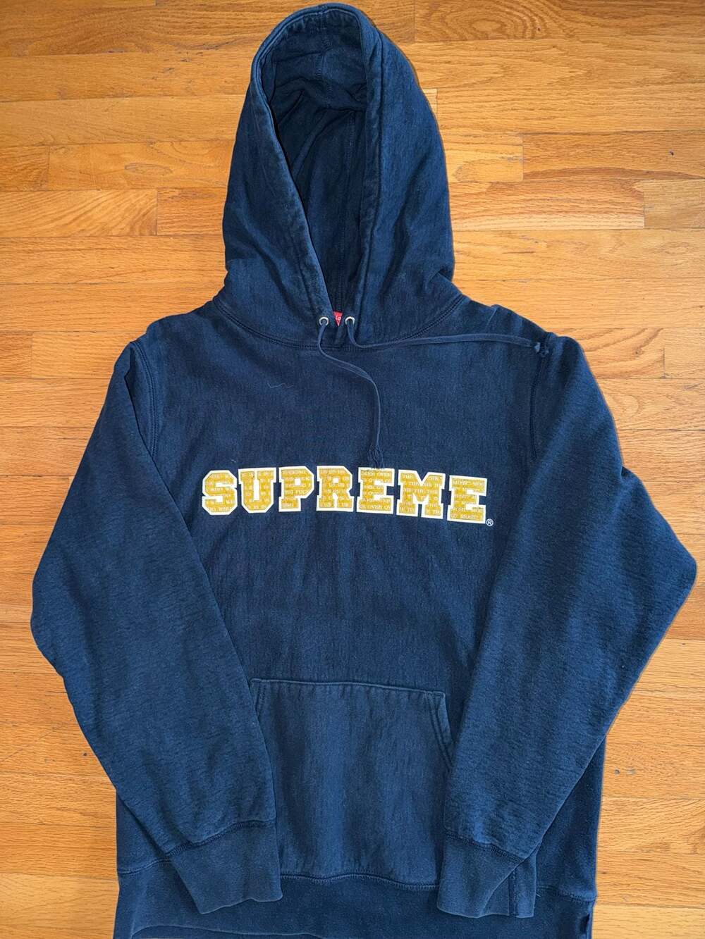 Supreme The Most Hooded Sweatshirt FW19 Navy
